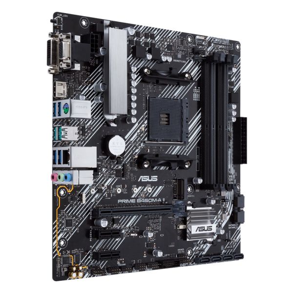 ASUS PRIME B450M-A II AMD B450 Socket AM4 micro ATX (90MB15Z0-M0EAY0)