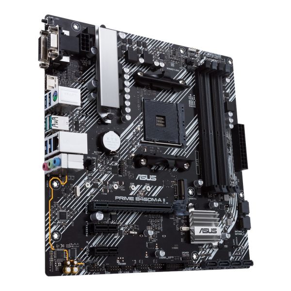 ASUS PRIME B450M-A II AMD B450 Socket AM4 micro ATX (90MB15Z0-M0EAY0)