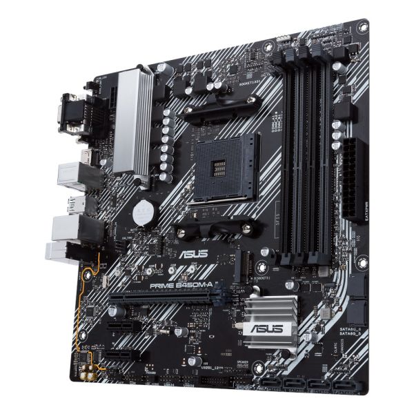 ASUS PRIME B450M-A II AMD B450 Socket AM4 micro ATX (90MB15Z0-M0EAY0)
