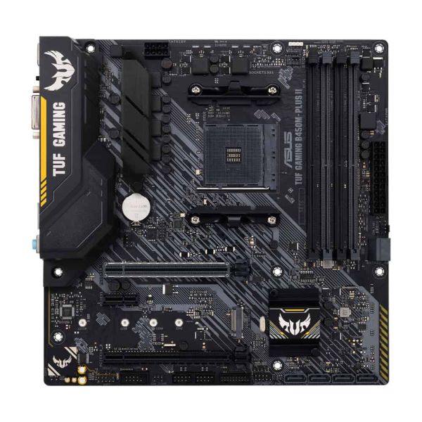 ASUS TUF Gaming B450M-Plus II AMD B450 Socket AM4 micro ATX (90MB1620-M0EAY0) ASUS TUF Gaming B450M-Plus II AMD B450 Socket AM4 micro ATX (90MB1620-M0EAY0)