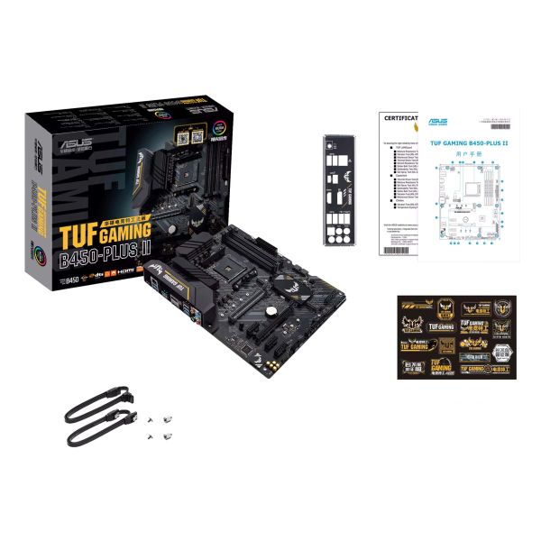 ASUS TUF GAMING B450-PLUS II AMD B450 Socket AM4 ATX (90MB1650-M0EAY0)