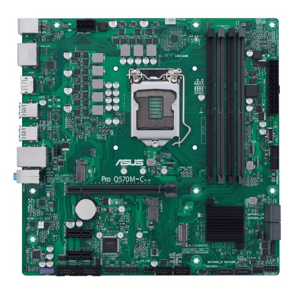 ASUS PRO Q570M-C/CSM Intel Q570 LGA 1200 (Socket H5) micro ATX (90MB1700-M0EAYC)