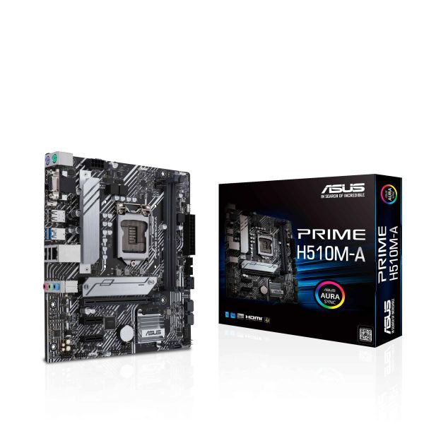 ASUS PRIME H510M-A Intel H510 LGA 1200 micro ATX (90MB17C0-M0EAY0)