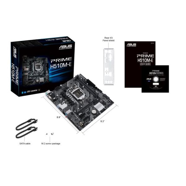 ASUS PRIME H510M-E Intel H510 LGA 1200 (Socket H5) micro ATX (90MB17E0-M0EAY0)