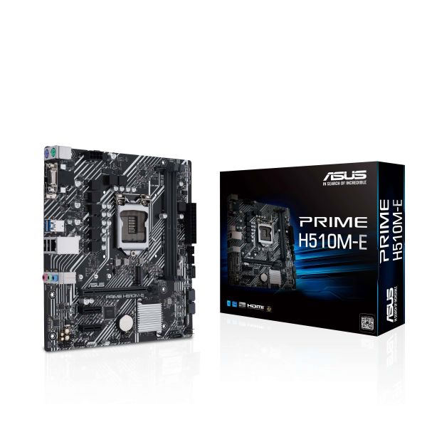 ASUS PRIME H510M-E Intel H510 LGA 1200 (Socket H5) micro ATX (90MB17E0-M0EAY0)