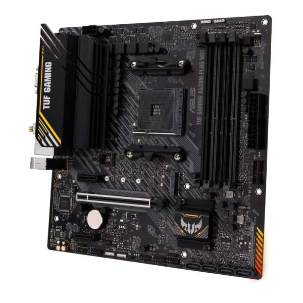ASUS TUF GAMING A520M-PLUS WIFI AMD A520 Socket AM4 micro ATX (90MB17F0-M0EAY0)