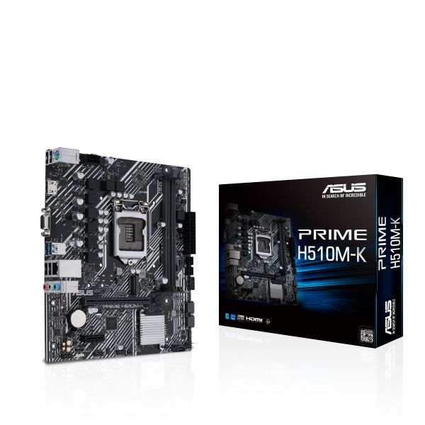 ASUS PRIME H510M-K Intel H510 LGA 1200 (Socket H5) micro ATX (90MB17N0-M0EAY0)