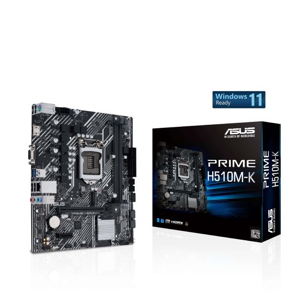 ASUS PRIME H510M-K Intel H510 LGA 1200 (Socket H5) micro ATX (90MB17N0-M0EAY0)