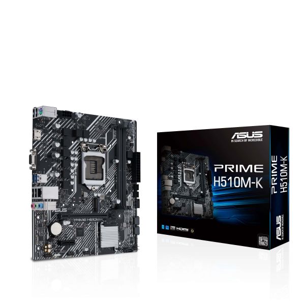 ASUS PRIME H510M-K Intel H510 LGA 1200 (Socket H5) micro ATX (90MB17N0-M0EAY0)