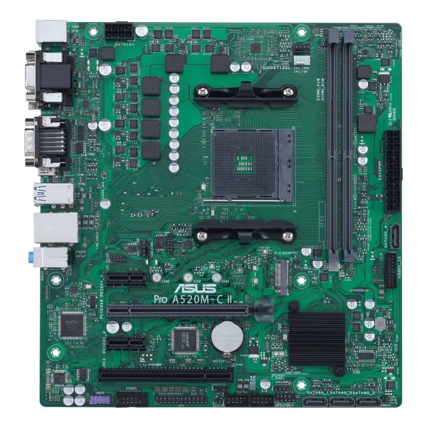 ASUS PRO A520M-C II/CSM AMD A520 Socket AM4 micro ATX (90MB18F0-M0EAYC) ASUS PRO A520M-C II/CSM AMD A520 Socket AM4 micro ATX (90MB18F0-M0EAYC)