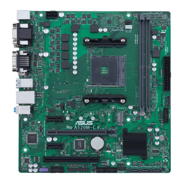 ASUS PRO A520M-C II/CSM AMD A520 Socket AM4 micro ATX (90MB18F0-M0EAYC)