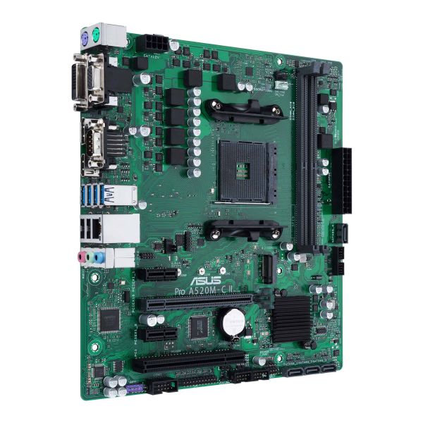 ASUS PRO A520M-C II/CSM AMD A520 Socket AM4 micro ATX (90MB18F0-M0EAYC)
