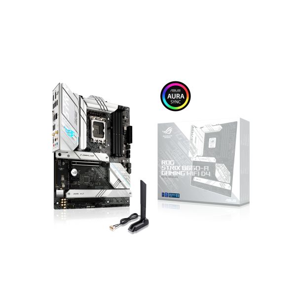 ASUS ROG STRIX B660-A GAMING WIFI D4 Intel B660 LGA 1700 ATX (90MB18S0-M1EAY0) ASUS ROG STRIX B660-A GAMING WIFI D4 Intel B660 LGA 1700 ATX (90MB18S0-M1EAY0)
