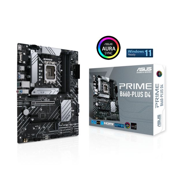 ASUS PRIME B660-PLUS D4 Intel B660 LGA 1700 ATX (90MB18X0-M0EAY0)