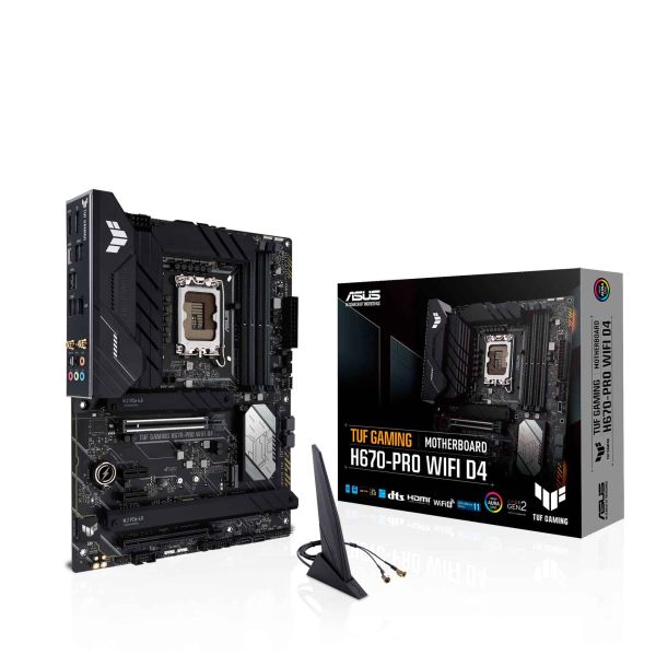 ASUS TUF GAMING H670-PRO WIFI D4 Intel H670 LGA 1700 ATX (90MB1900-M0EAY0)