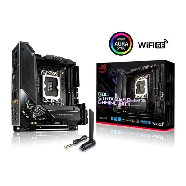 ASUS ROG-STRIX-Z690-I-GAMING-WIFI Intel Z690 LGA 1700 mini ITX (90MB1910-M0EAY0)