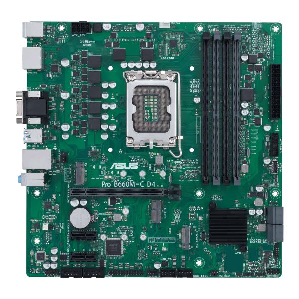 ASUS PRO B660M-C D4-CSM Intel B660 LGA 1700 micro ATX (90MB19B0-M0EAYC)