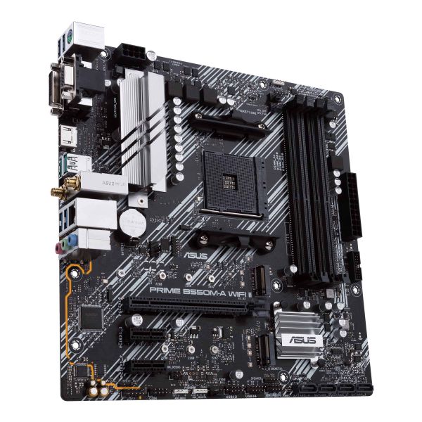 ASUS PRIME B550M-A WIFI II AMD B550 Socket AM4 micro ATX (90MB19X0-M0EAY0)