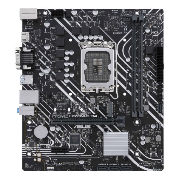 ASUS PRIME H610M-D D4 Intel H610 LGA 1700 micro ATX (90MB1A00-M0EAY0) ASUS PRIME H610M-D D4 Intel H610 LGA 1700 micro ATX (90MB1A00-M0EAY0)