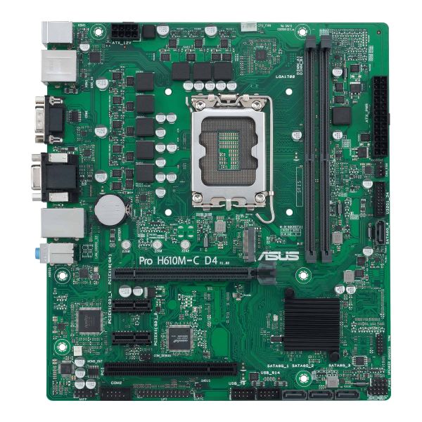 ASUS PRO H610M-C D4-CSM Intel H610 LGA 1700 micro ATX (90MB1A30-M0EAYC)
