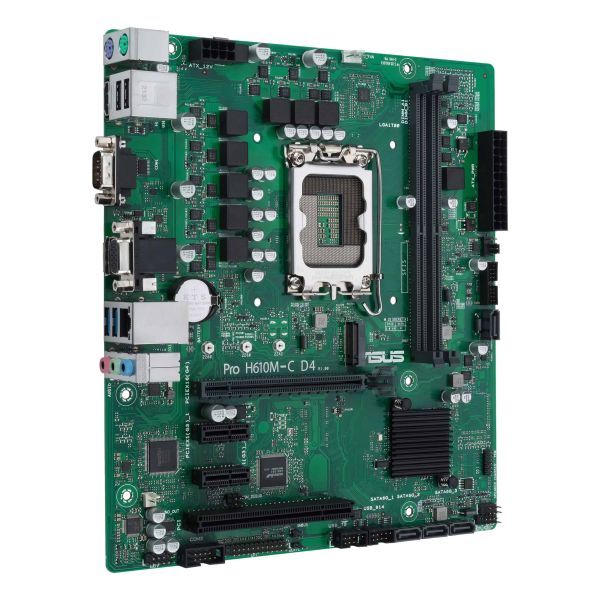 ASUS PRO H610M-C D4-CSM Intel H610 LGA 1700 micro ATX (90MB1A30-M0EAYC)