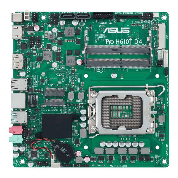 ASUS Pro H610T D4-CSM Intel H610 LGA 1700 mini ITX (90MB1AM0-M0EAYC)