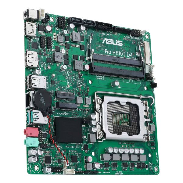 ASUS Pro H610T D4-CSM Intel H610 LGA 1700 Thin Mini ITX (90MB1AM0-M0EAYC)
