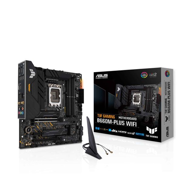 ASUS TUF GAMING B660M-PLUS WIFI Intel B660 LGA 1700 micro ATX (90MB1AZ0-M1EAY0)