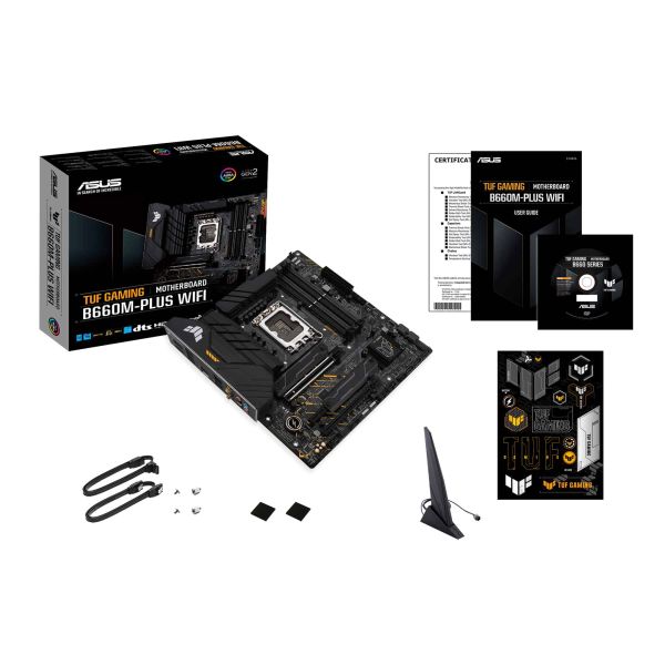 ASUS TUF GAMING B660M-PLUS WIFI Intel B660 LGA 1700 micro ATX (90MB1AZ0-M1EAY0)