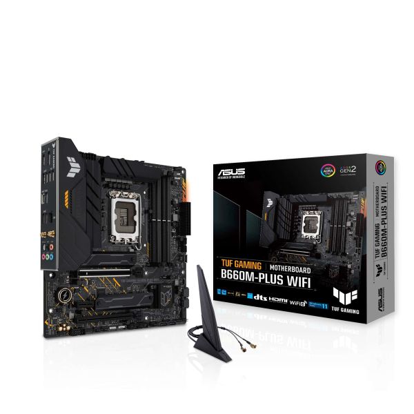 ASUS TUF GAMING B660M-PLUS WIFI Intel B660 LGA 1700 micro ATX (90MB1AZ0-M1EAY0)