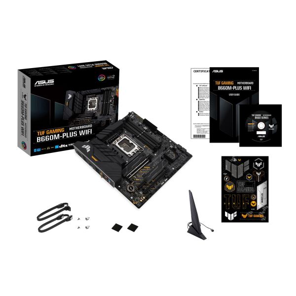 ASUS TUF GAMING B660M-PLUS WIFI Intel B660 LGA 1700 micro ATX (90MB1AZ0-M1EAY0)