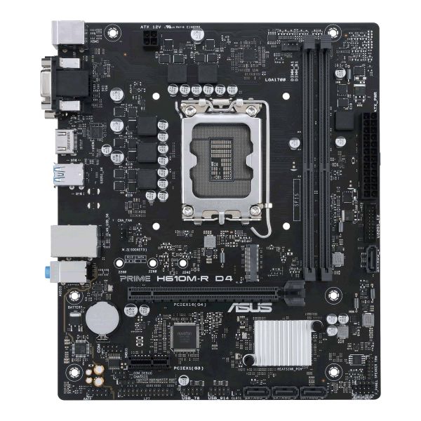 ASUS PRIME H610M-R D4 Intel H610 LGA 1700 micro ATX (90MB1B40-M0ECY0)