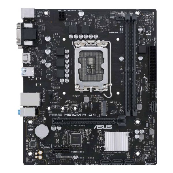ASUS PRIME H610M-R D4 Intel H610 LGA 1700 micro ATX (90MB1B40-M0ECY0)