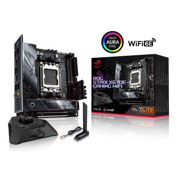 ASUS ROG STRIX X670E-I GAMING WIFI AMD X670 Socket AM5 mini ITX (90MB1B70-M0EAY0)