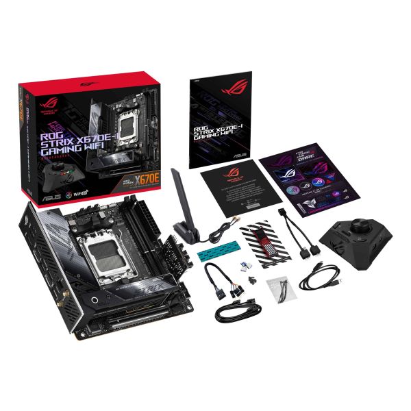 ASUS ROG STRIX X670E-I GAMING WIFI AMD X670 Socket AM5 mini ITX (90MB1B70-M0EAY0)