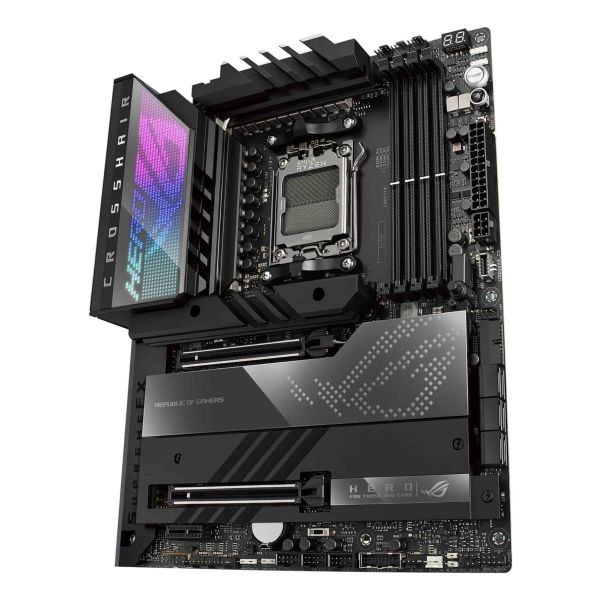 ASUS ROG CROSSHAIR X670E HERO AMD X670 Socket AM5 ATX (90MB1BC0-M0EAY0) ASUS ROG CROSSHAIR X670E HERO AMD X670 Socket AM5 ATX (90MB1BC0-M0EAY0)