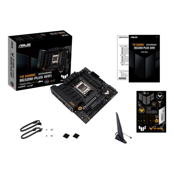 ASUS TUF GAMING B650M-PLUS WIFI AMD B650 Socket AM5 micro ATX (90MB1BF0-M0EAY0)
