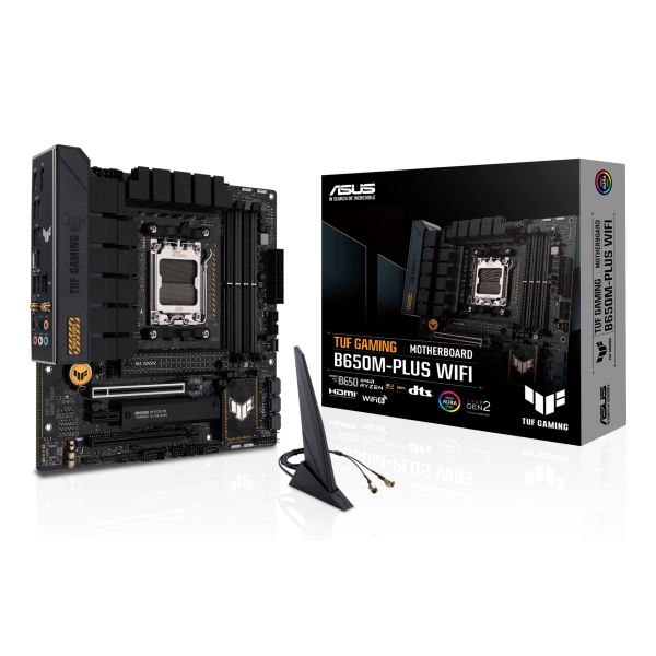 ASUS TUF GAMING B650M-PLUS WIFI AMD B650 Socket AM5 micro ATX (90MB1BF0-M0EAY0)