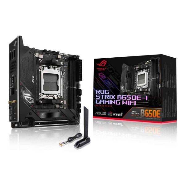 ASUS ROG STRIX B650E-I GAMING WIFI AMD B650 Socket AM5 mini ITX (90MB1BI0-M0EAY0)