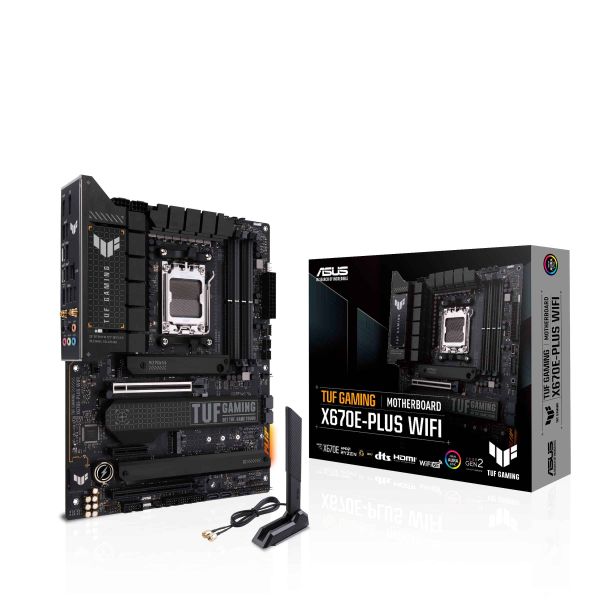 ASUS TUF GAMING X670E-PLUS WIFI AMD X670 Socket AM5 ATX (90MB1BK0-M0EAY0) ASUS TUF GAMING X670E-PLUS WIFI AMD X670 Socket AM5 ATX (90MB1BK0-M0EAY0)