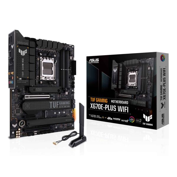 ASUS TUF GAMING X670E-PLUS WIFI AMD X670 Socket AM5 ATX (90MB1BK0-M0EAY0)