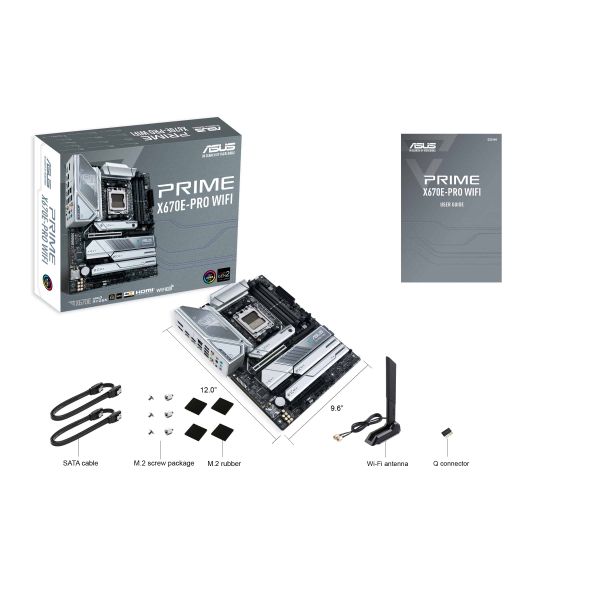 ASUS PRIME X670E-PRO WIFI AMD X670 Socket AM5 ATX (90MB1BL0-M0EAY0)