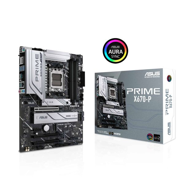 ASUS PRIME X670-P AMD X670 Socket AM5 ATX (90MB1BU0-M0EAY0)