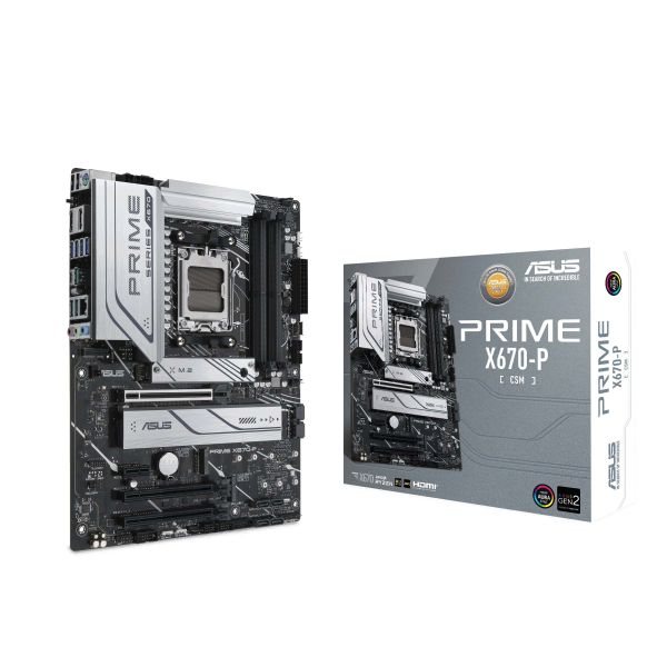 ASUS PRIME X670-P-CSM AMD X670 Socket AM5 ATX (90MB1BU0-M0EAYC)