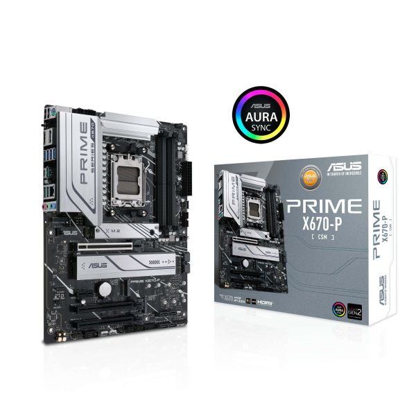 ASUS PRIME X670-P-CSM AMD X670 Socket AM5 ATX (90MB1BU0-M0EAYC)