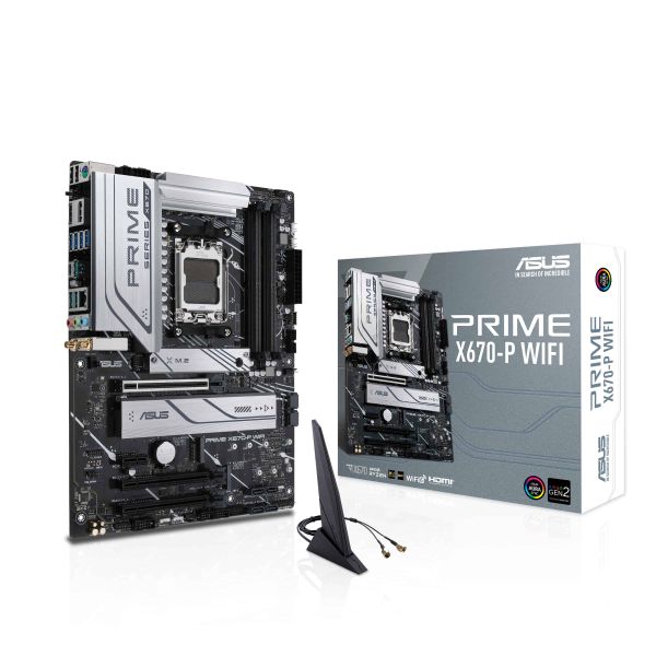 ASUS PRIME X670-P WIFI AMD X670 Socket AM5 ATX (90MB1BV0-M0EAY0) ASUS PRIME X670-P WIFI AMD X670 Socket AM5 ATX (90MB1BV0-M0EAY0)