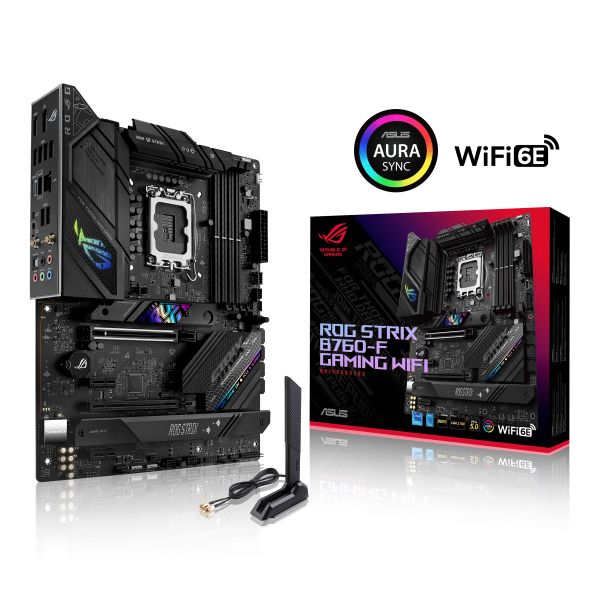 ASUS ROG STRIX B760-F GAMING WIFI Intel B760 LGA 1700 ATX (90MB1CT0-M0EAY0) ASUS ROG STRIX B760-F GAMING WIFI Intel B760 LGA 1700 ATX (90MB1CT0-M0EAY0)