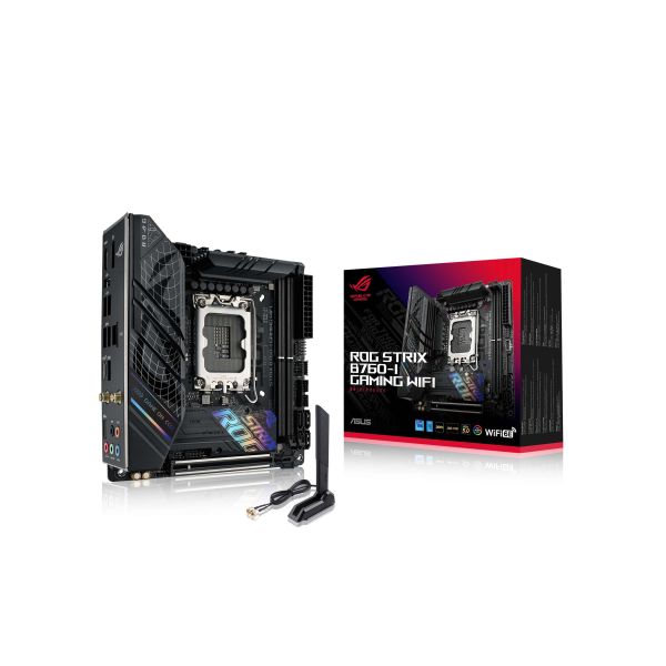 ASUS ROG STRIX B760-I GAMING WIFI Intel B760 LGA 1700 mini ITX (90MB1D90-M0EAY0)