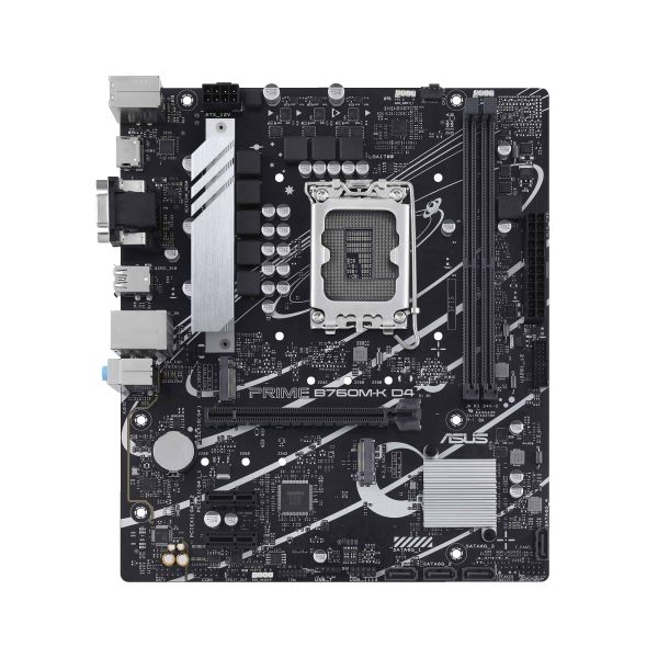 ASUS PRIME B760M-K D4 Intel B760 LGA 1700 micro ATX (90MB1DS0-M0EAY0)