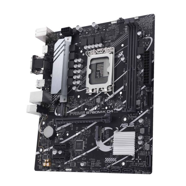 ASUS PRIME B760M-K D4 Intel B760 LGA 1700 micro ATX (90MB1DS0-M0EAY0)